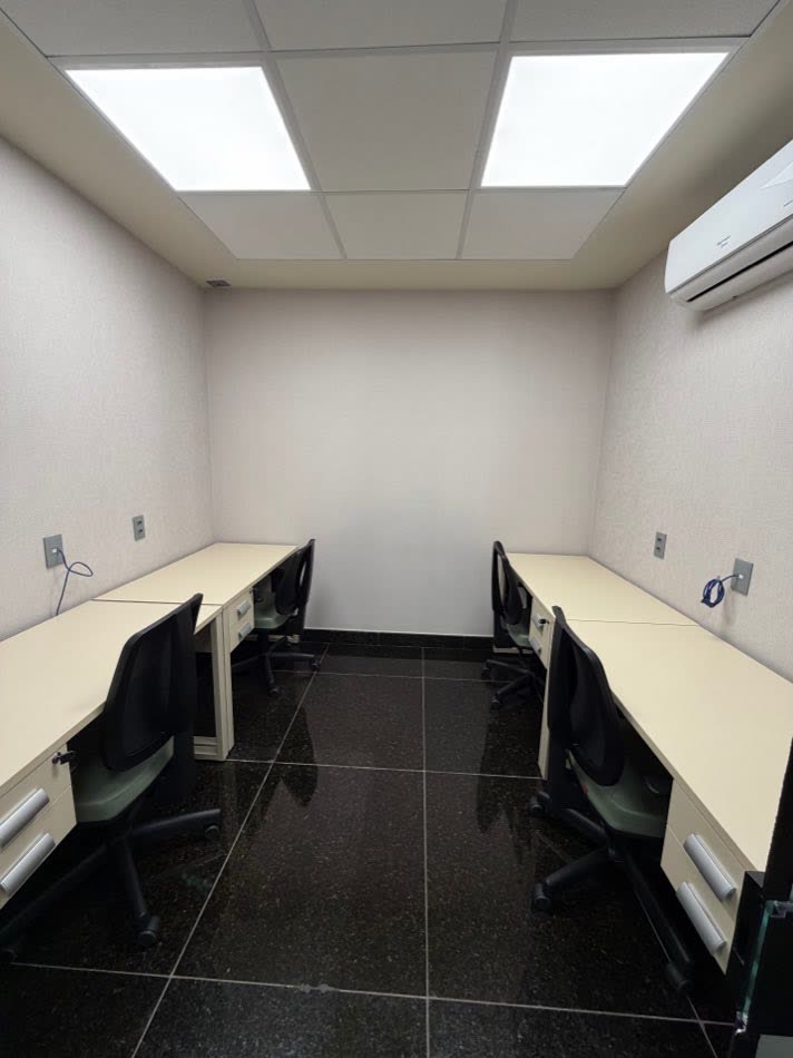 Sala Aura, para equipes de quatro pessoas