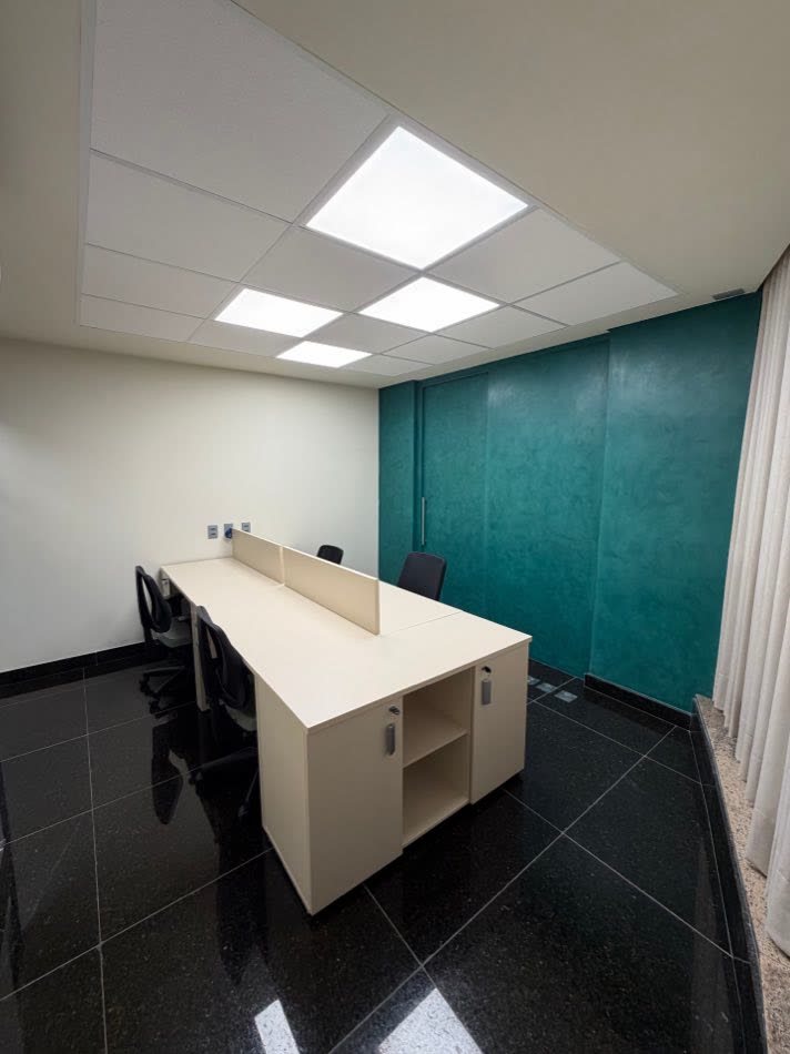 Sala Amanhecer, com as portas de correr do segundo ambiente